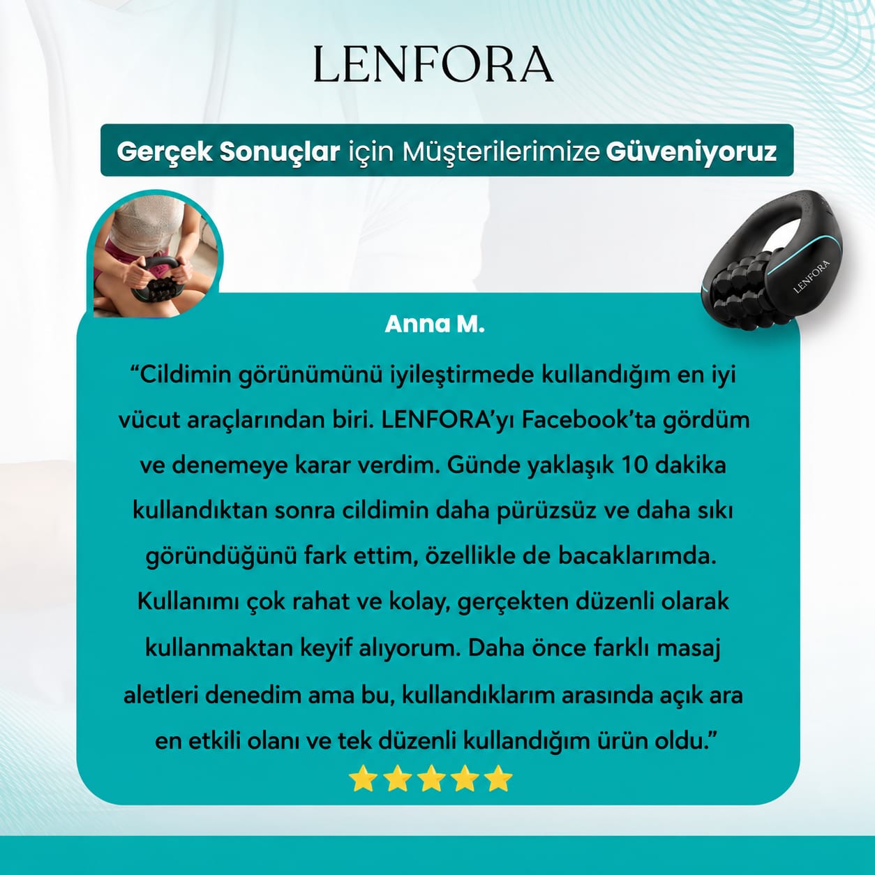 Elektrikli Lenf Drenaj ve Selülit Masaj Aleti